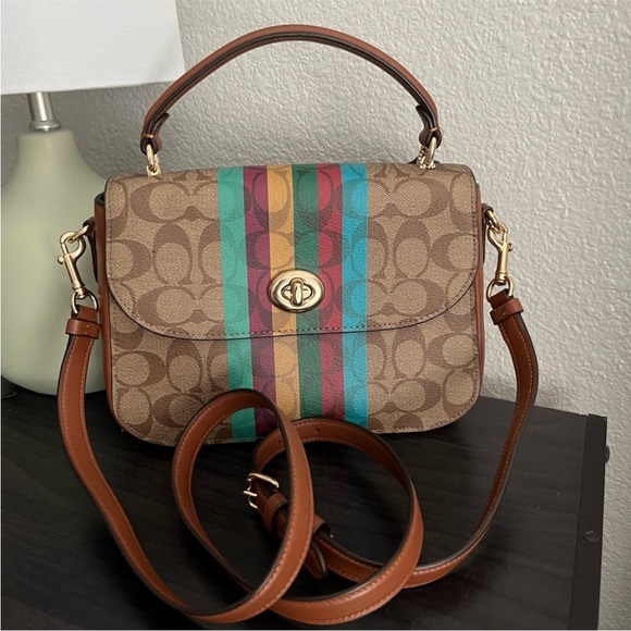 Coach Marlie Top Strip Center Crossbody